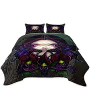 Black Orchid Fairy Coverlet