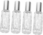 STOBAZA Cocktail Atomizer Glass Set 4pcs Small Spray Bottles for Bitters Home Bar Essential
