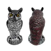 Large Fake Owl Decoy to Scare Birds Away Garden Bird Deterrents for Outside
