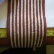 339cm x 6.5cm wide Vintage Stretch Elastic Band Trim Sewing Craft Brown 1970s