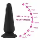 Anal Vibrator Vibrating Butt Plug Sex Toys 10 Speeds Wireless Remote Control