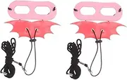 BESPORTBLE 2pcs Adjustable Reptile Harness Lizard Accessories Devil Wings Hauling Cable Rope Small Pet Leash s