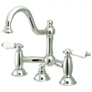 Kingston Brass KS391.PL Restoration 1.2 GPM Bridge - Chrome