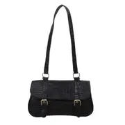 Fashion Alligator Pattern Women Shoulder Handbag Belt Buckle Chain Purse Totes Female Solid PU Leather Crossbody Bags