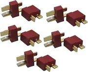RC Helicopter Parts 20pcs RC Lipo Battery Helicopter T Plug Connectors Male Female for Deans (10pair) Replacement