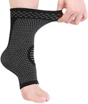 Ankle Support Brace 2 Pack, Ankle Brace for Men/Women/Kids, Support for Ligament Damage, Sports Protect, Injury Recovery, Plantar Fasciitis Foot Socks with Arch Support