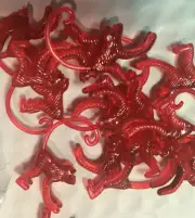 Red Monkey Drink Glass Markers Party Bar Plastic Cocktail JUST 25 1 color decor