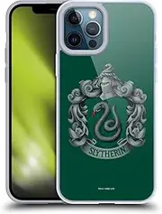Head Case Designs Officially Licensed Harry Potter Slytherin Crest Chamber of Secrets I Gel Case [Military Grade Protection] Compatible with Apple iPhone 12 Pro Max