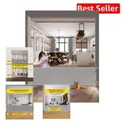 Versatile 168 Inch Grey Baby Gate - Retractable Design for Home & Garden Safety