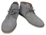 Men 9 Hari Mari Adobe Desert Ankle Boot Suede Leather Stone Color