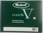 Markwort Mark V Basketball Scorebook for 30 Games Made in the USA NEW