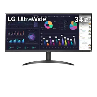 LG 樂金 34WQ500-B 曲面護眼螢幕 34型 UltraWide IPS FHD 21:9 易飛電腦