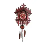 Traditional Wall Cuckoo Clock with Pendulum Lightweight Housewarming Gift