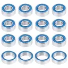 16pcs Complete Ball Bearings Kit for 1/10 RC Car Tamiya TT-02B Bearing Parts