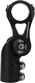 Bike Adjustable Stem 31.8x75mm Aluminum Alloy Lightweight Handlebar Riser for Mountain Bicycle Road Bike Cycling Comfort Posture Control Accessories