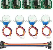 MTDELE 5 Sets 28BYJ-48 ULN2003 5V Stepper Motor Driver + ULN2003 Stepper Driver Boards for Arduino DIY Toy Robot 3D Printer