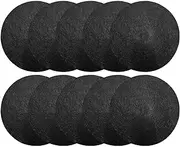 Tree Mulch Ring -Protector Mat Barrier Mat for Control Root Protection Non-Woven Ring, Black Round Grass Fabric Reusable