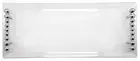 Mariposa Acryic Tray with pearled Silver handles (string of pearls), NIB