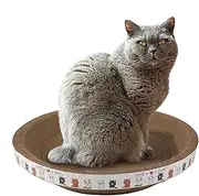 Corrugated Cat Scracker Box, Cat Scratch Post Cardboard - Cat Scratch Toy for Crushing Claws, Furniture Protector to Protect Sofa, Floor, Curtain, Mattress