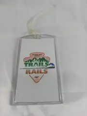 Vintage Amtrak luggage Tag
