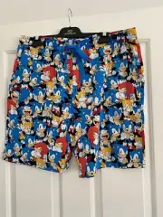 Peter Alexander Mens Pyjama Shorts Sonic XLarge