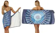 3 in 1 Beach Towel 'Sand Free' Wrap Dress
