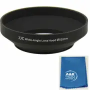 A&R PHOTO 52m WIDE Metal Lens Hood For Nikon AFS 18-55mm Panasonic 14-42 55-200