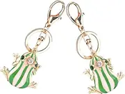 [WRITWAA] Bag Charm Handbag Pendant Backpack Accessory Frog Keychain Purse Jewelry Zinc Alloy Charms for Women