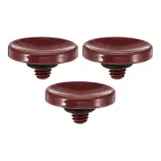 Camera Shutter Button 3pcs Shutter Release Button Concave, Dark Red