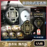 在飛比找momo購物網優惠-【日本GONESH】汽車空調冷氣出風口專用夾式芳香劑(No.