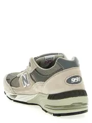 [New Balance] New Balance-991 Sneakers Grigio-Donna 7