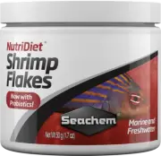 Seachem NutriDiet Shrimp Flakes w/ Probiotics 50g (SC1123)