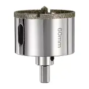 Diamond Hole Saw 2-3/8"(60mm) Tile Drilling Tool with Guiding Drill Bit