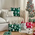 Christmas Tree Velvet Christmas Pillowcase INS Style Cushion Cover Sofa/Bed