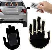 Car Finger Light With Remote Control - 3 Gesture Mode Hand Sign LED Window Light - Cool Interior Accessory to Express Yourself (Women Style)