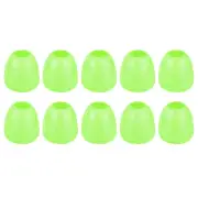 20Pcs Plastic Bell End Stoppers, Cord End Lock Rope Fastener, Green