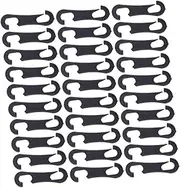 Anneome 500pcs Car Seat Cover Hook Hooks Seat Cushion Hook Auto Seat Cover Clips Car Cup Holder Hook Car Seat Purse Hook Car Hook for Purse Car Cushion Hook Purse Hanger for Car Black
