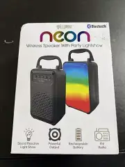Illumina Neon wireless Bluetooth Speaker With Party Lightshow