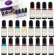 HTVRONT Candle Dye - 24 Assorted Colors Candle Making Supplies Liquid Candle Dye