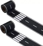 Black Road Track Tape,Toy Car Road Tape Track for Kids,Race Cars Decorations for