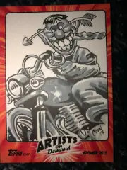 Wacky Packages Sketch Card. Topps Artists on Demand. By Shawn Conn 2013.