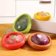 4 Pcs Silicone Avocado Saver Reusable Tomato Holder Fresh Stretch Pod for Fridge