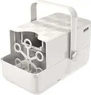 Silva Schneider Bubble Machine BM 3000 | Portable Bubble Machine 3000-10000 Bubbles per min, 2-4m Range, with 600+ Stickers, Child Safe, Includes Bubble Concentrate