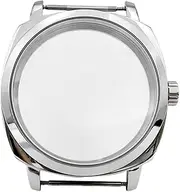 [WUYONGSI] 1pc 42mm Silver Watch Case Solid Stainless Steel Glass For ETA 6497 6498 ST3600 Watches Movement