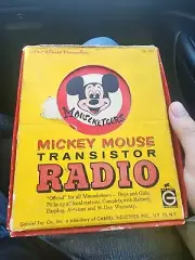 Vintage Mickey Mouse Transistor Radio