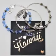 Alex and Ani Hawaii Bracelet Hawaiian Islands 3 Bangles Limited Edition