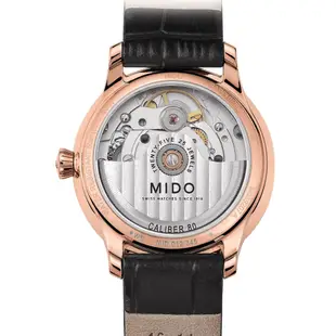 MIDO 美度 官方授權 Baroncelli Lady Day夜空藍珍珠貝機械女錶 M0392073610601-33mm