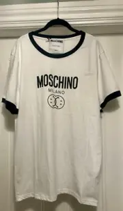 Authentic Moschino Couture Milano Smiley Originals Tee T-shirt 42