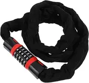 MUELODSIC Heavy Duty Theft Bike Chain Lock Portable Combination Lock for Electric Scooters Mountain Bikes Durable Lightweight Versatile Security