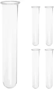 Alipis 5pcs Glass Test Tube Vase Plant Propagation Tube Plant Terrarium for Home Office